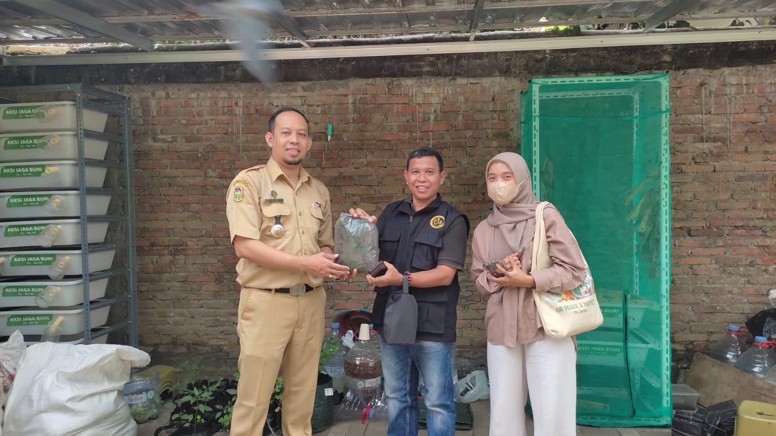 Program Great and Green di Kelurahan Warungboto Mendapat Apresiasi Kunjungan Kades dari Kabupaten Nias